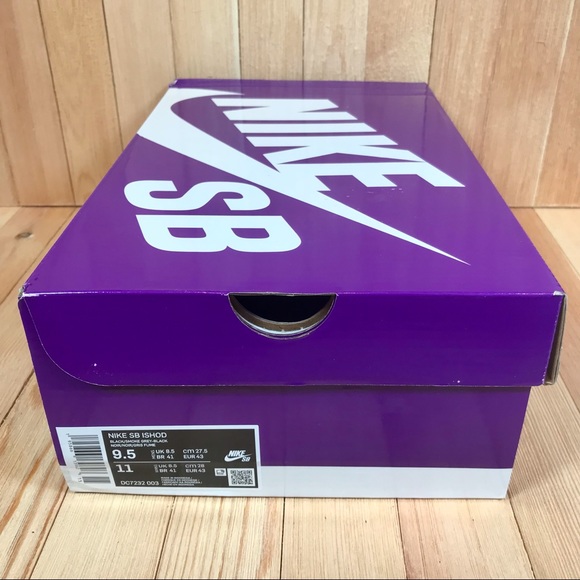 Nike SB Ishod Wair Black Smoke Grey Skate Shoes - Picture 5 of 5